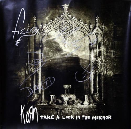 Korn Take A Look In The Mirror - Autographed USA Promo Poster